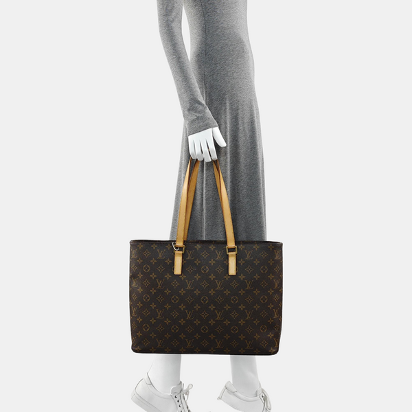VINTAGE VAVIN GM Monogram Coated Canvas Brown