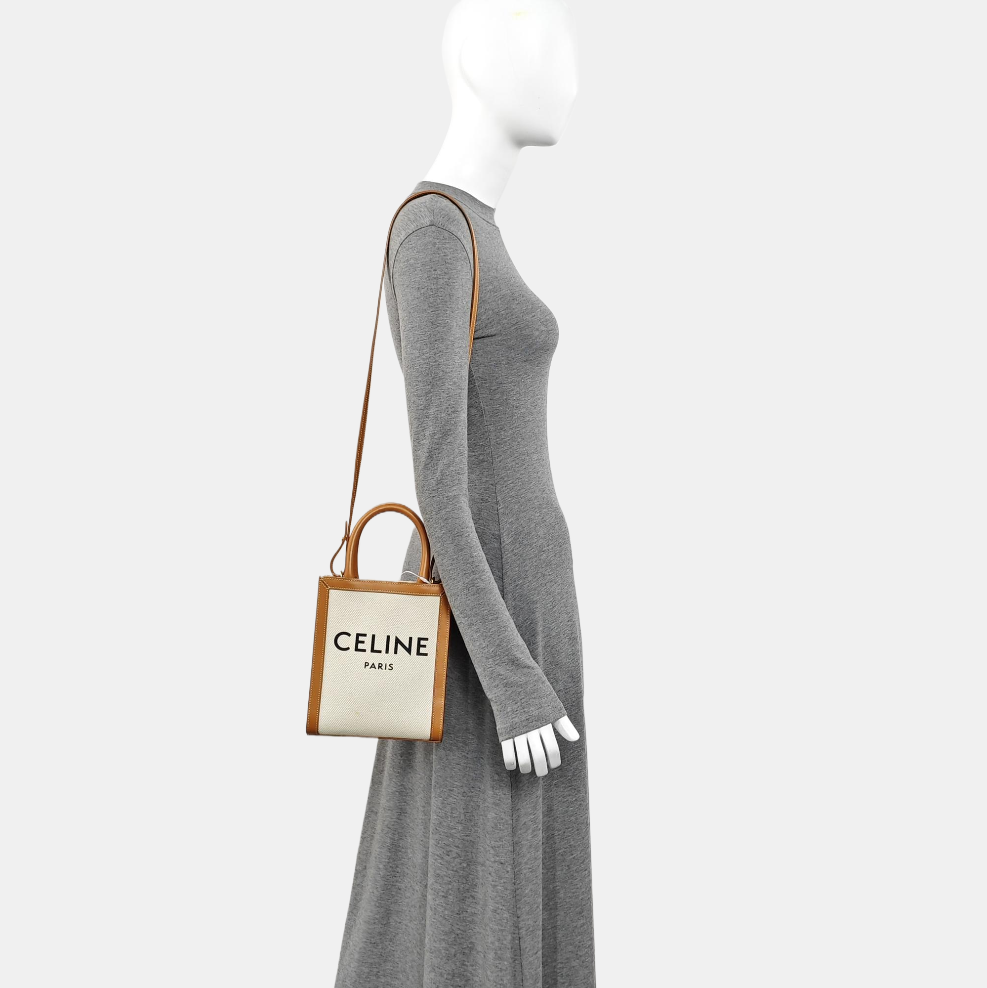 CABAS CELINE Mini Canvas White