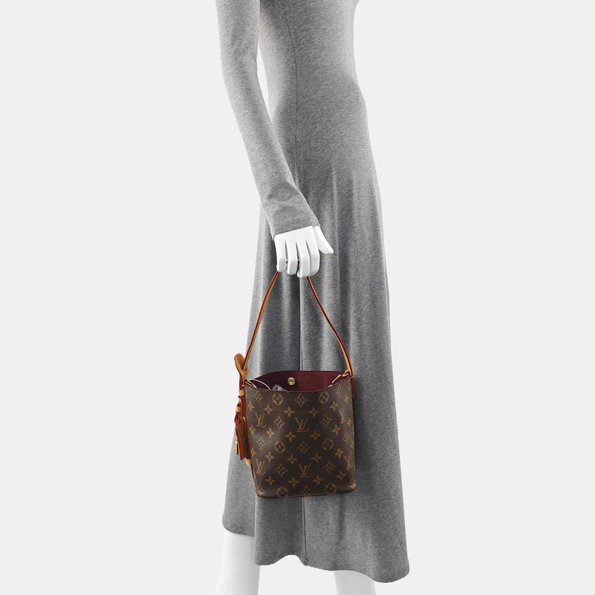 ALL IN Monogram Coated Canvas Brown