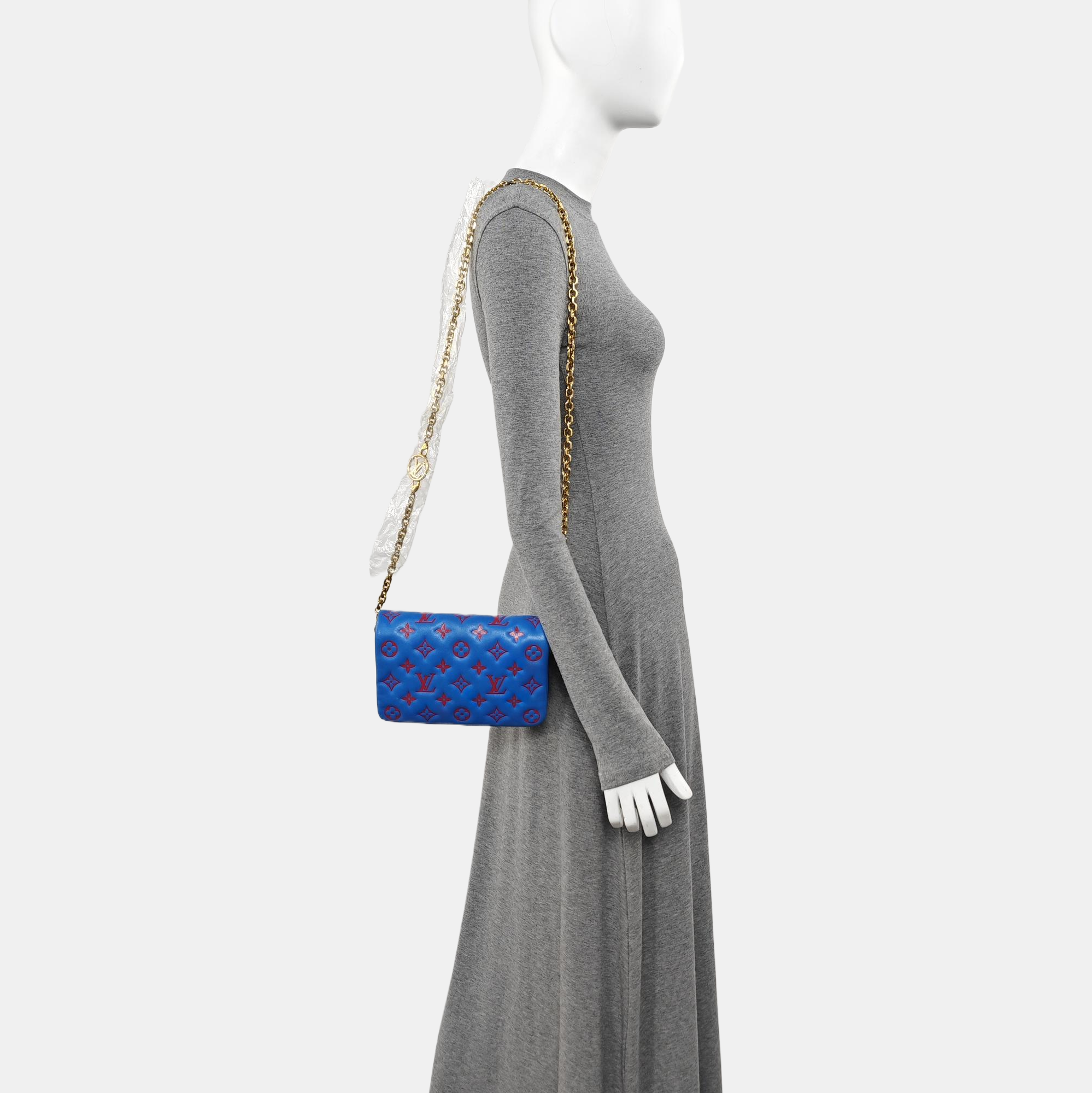 COUSSIN BB Lambskin Blue
