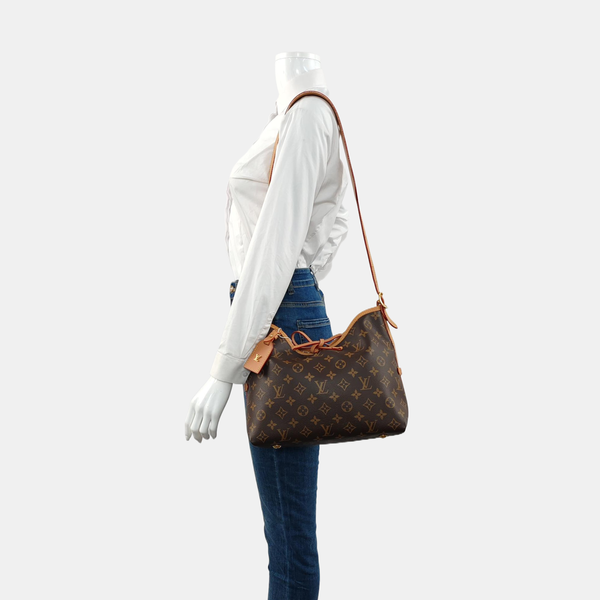 CARRYALL PM Monogram Coated Canvas Brown