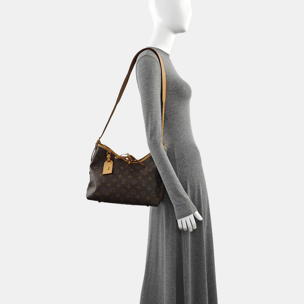 CARRYALL PM Monogram Coated Canvas Brown
