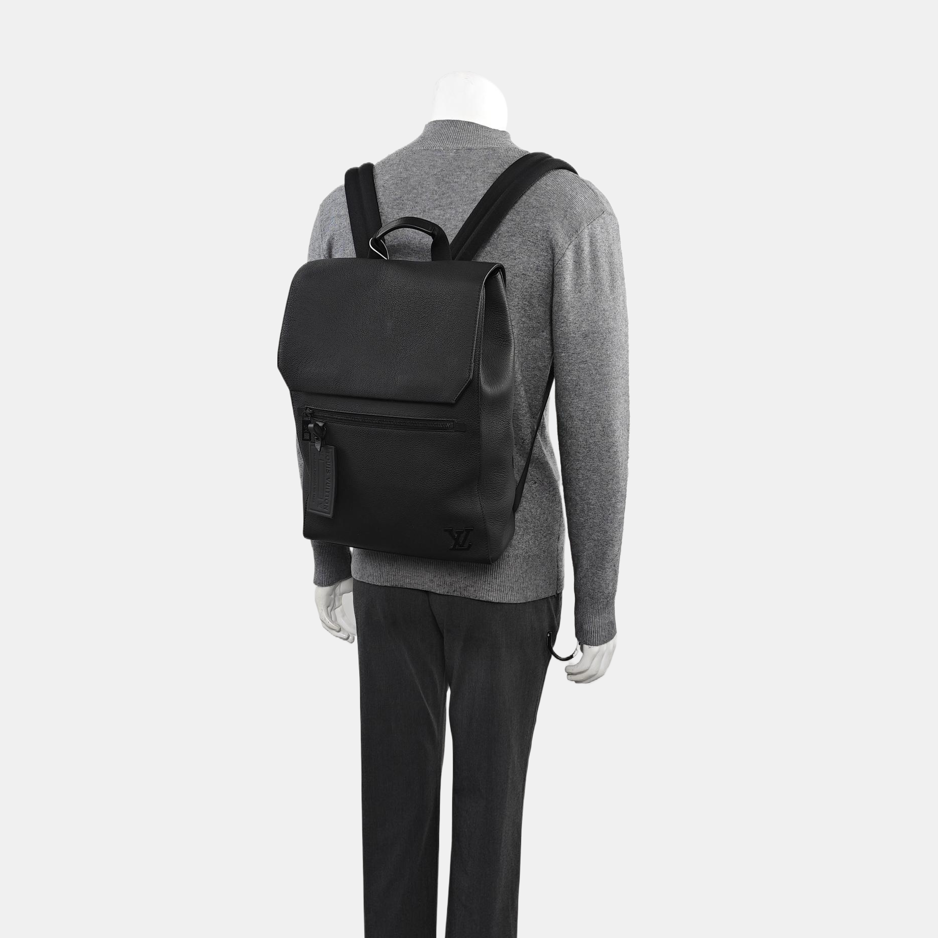 Calfskin Backpack Black