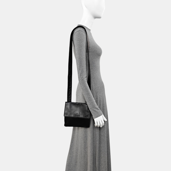 Lambskin Shoulder Bag Black