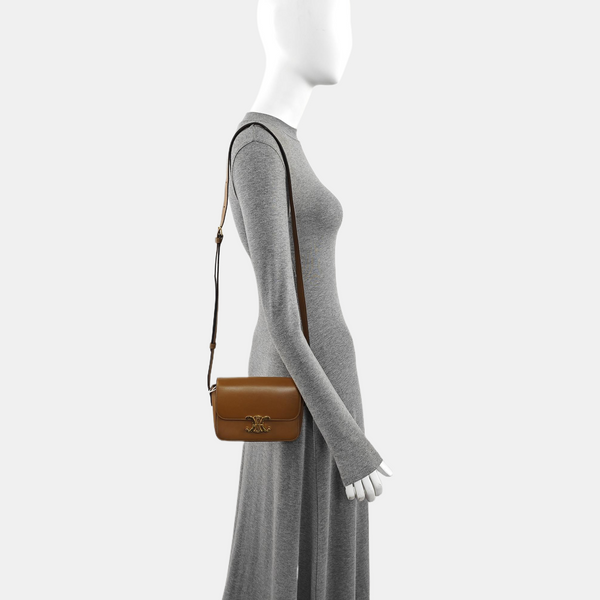 TRIOMPHE Nano Calfskin Brown