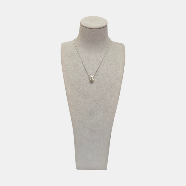 PARENTESI 18k White Gold Silver Necklace