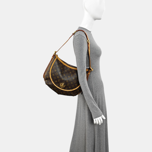 TULUM GM Monogram Coated Canvas Brown