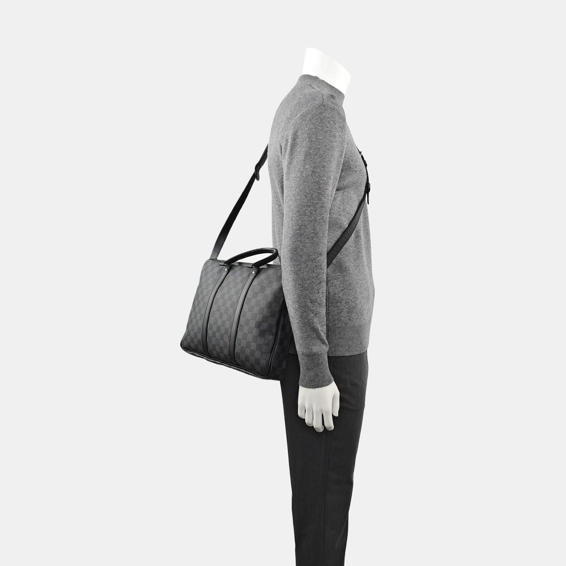 PORTE-DOCUMENTS PM Damier Graphite Coated Canvas Black