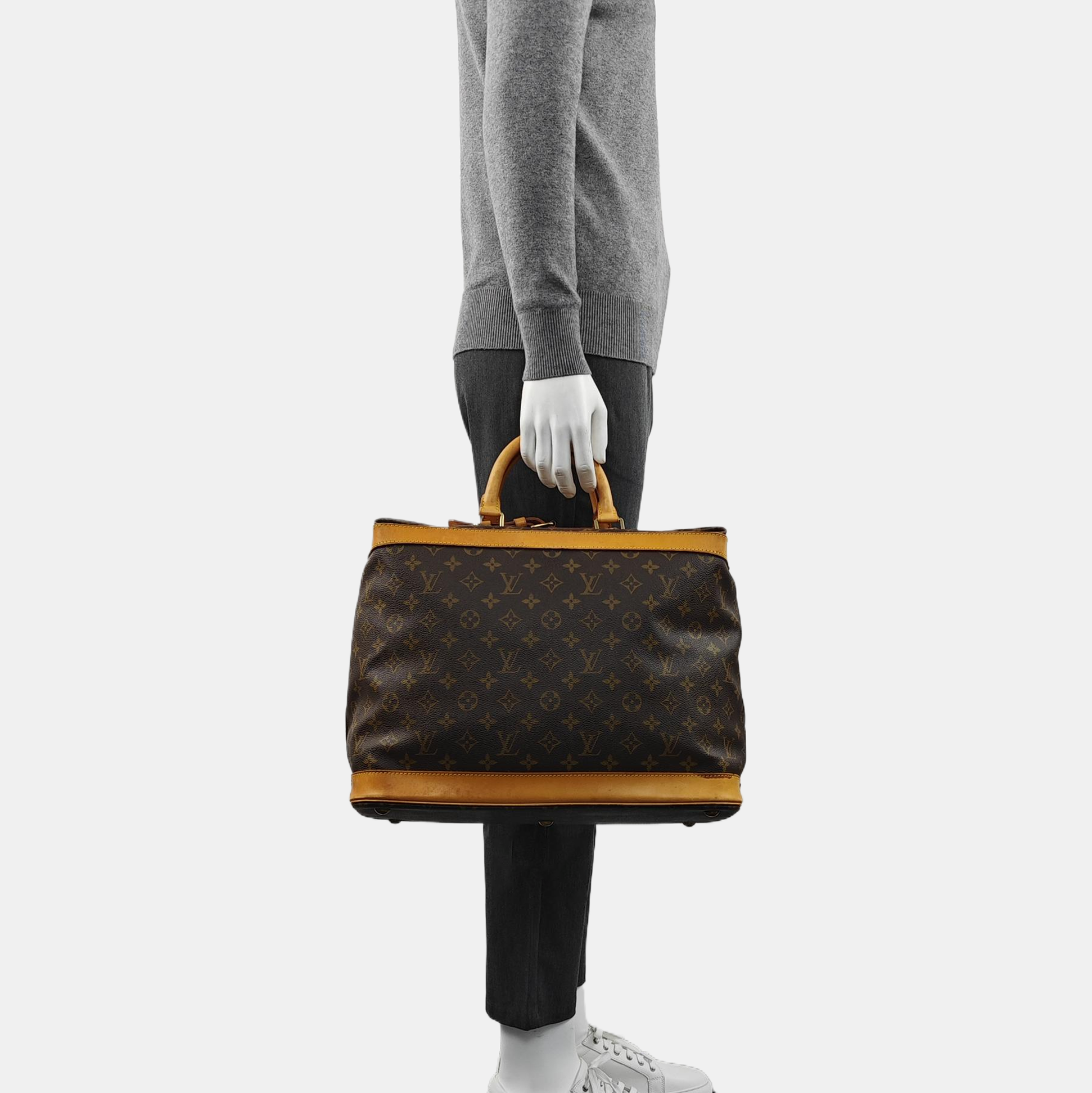 CRUISER 40 Monogram Coated Canvas Brown
