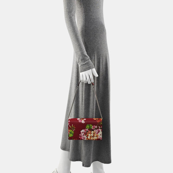 Calfskin Shoulder Bag Red