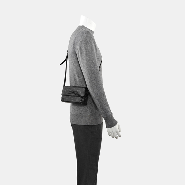 STEAMER Mini Monogram Coated Canvas Black