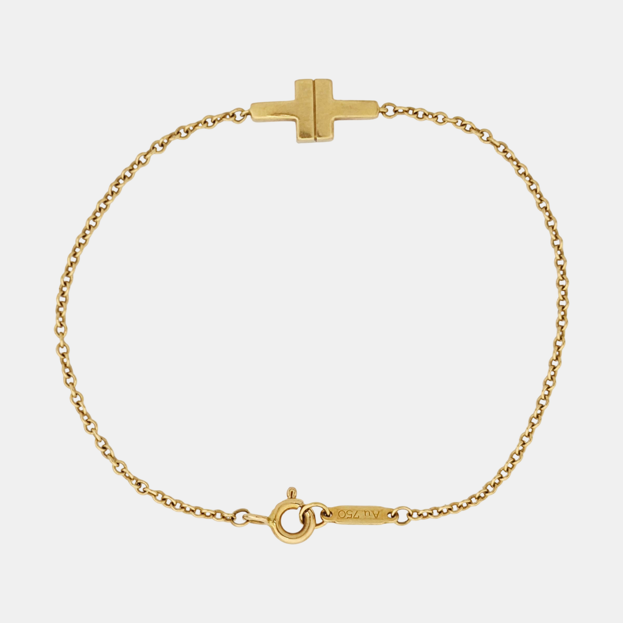 Tiffany T 18k Gold Bracelet