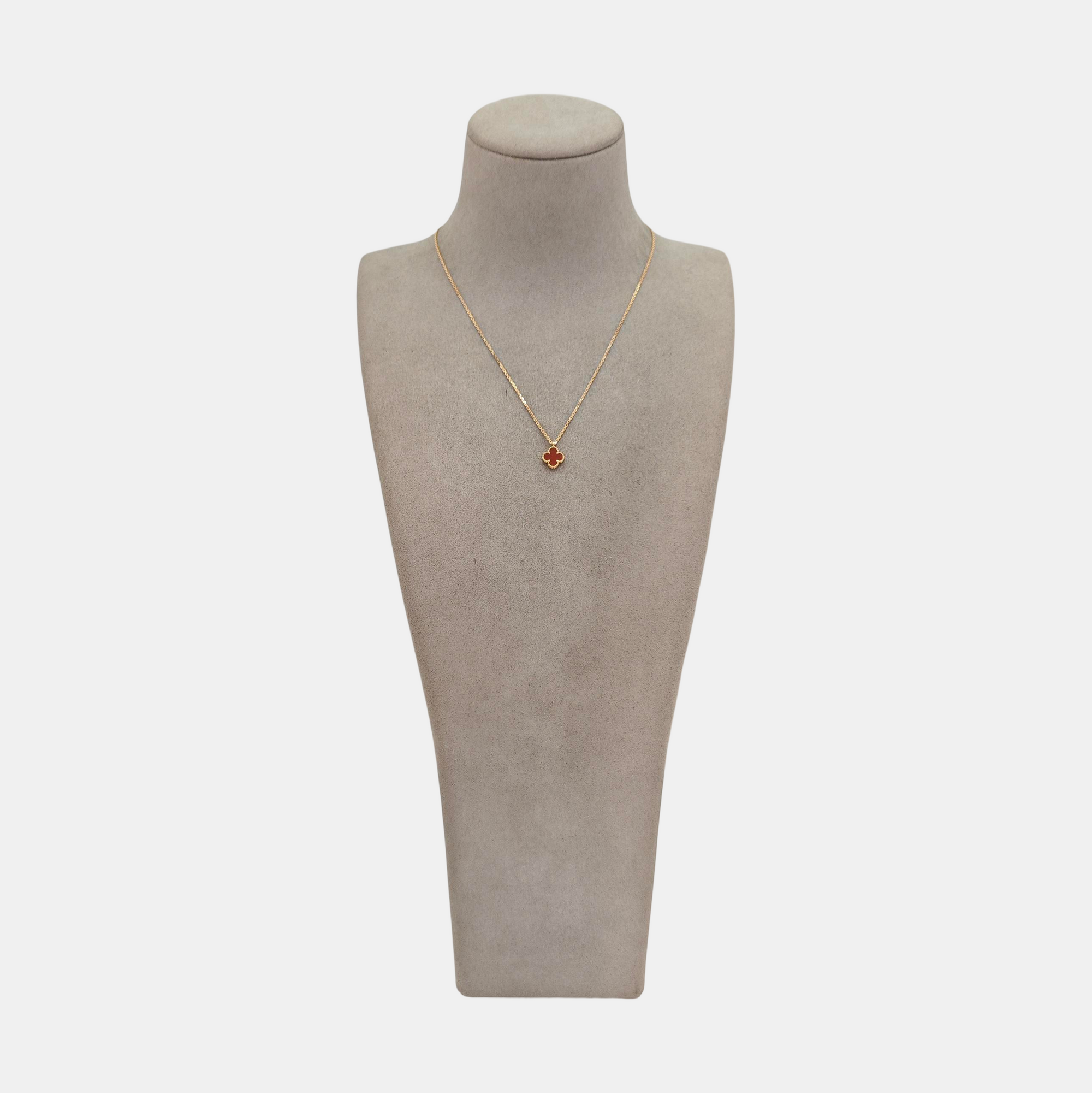 Sweet Alhambra 18k Rose Gold Necklace