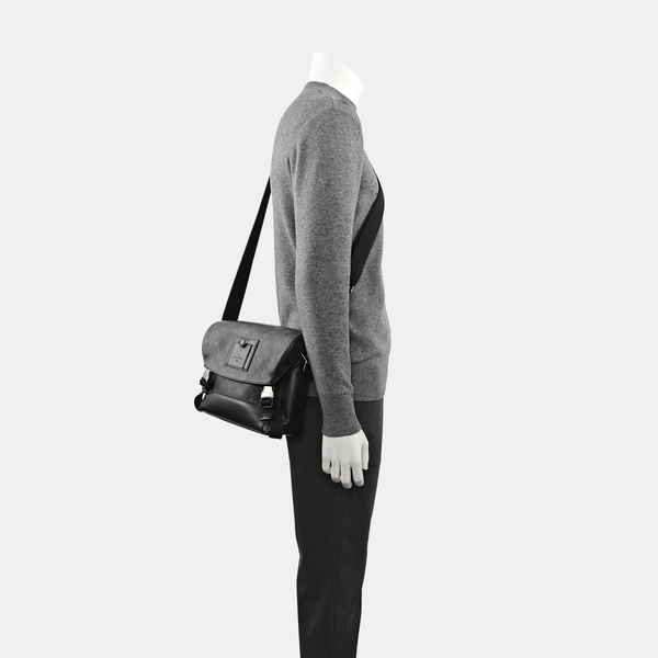 VOYAGER PM Monogram Coated Canvas Black