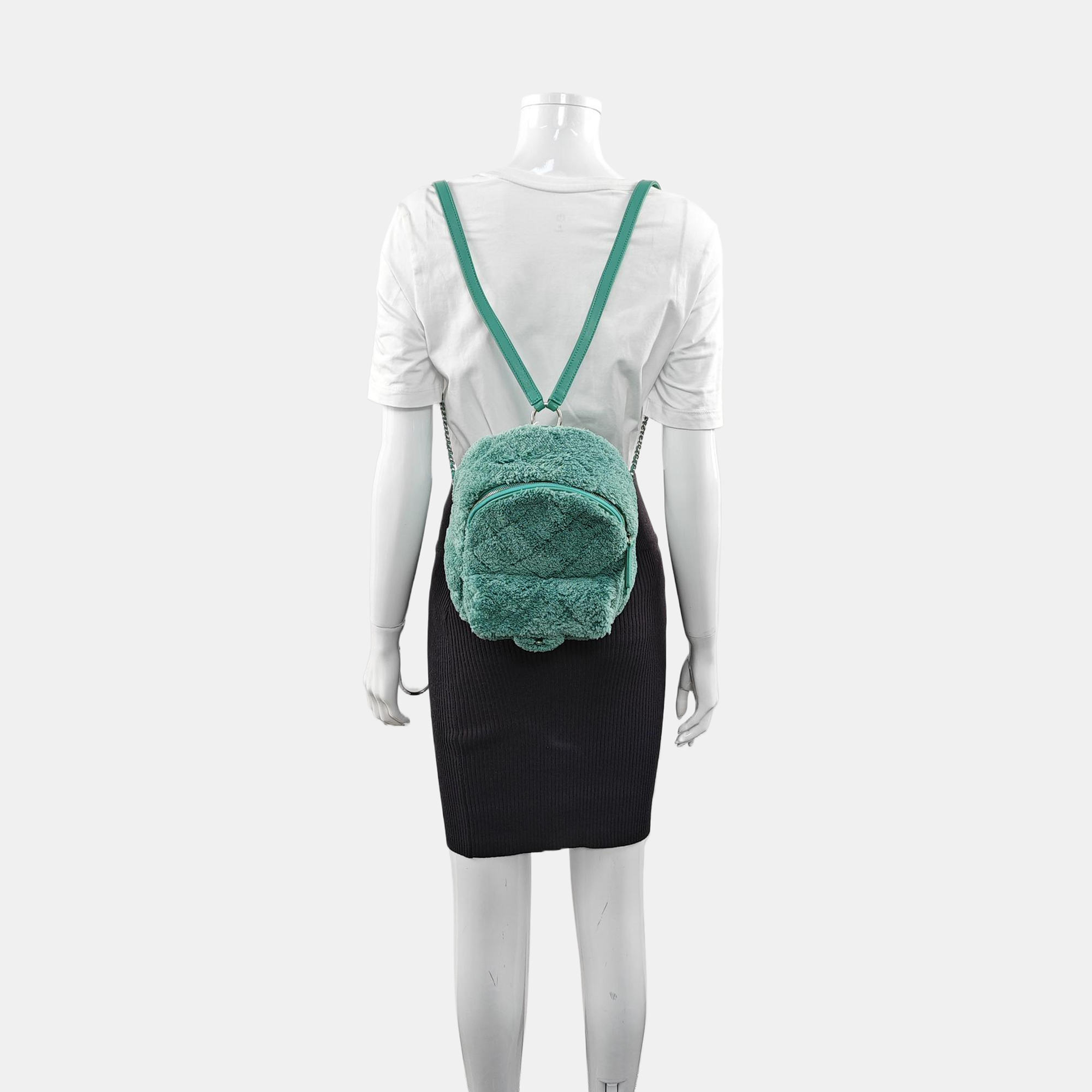 CC POCKET Quilted Fabric Green