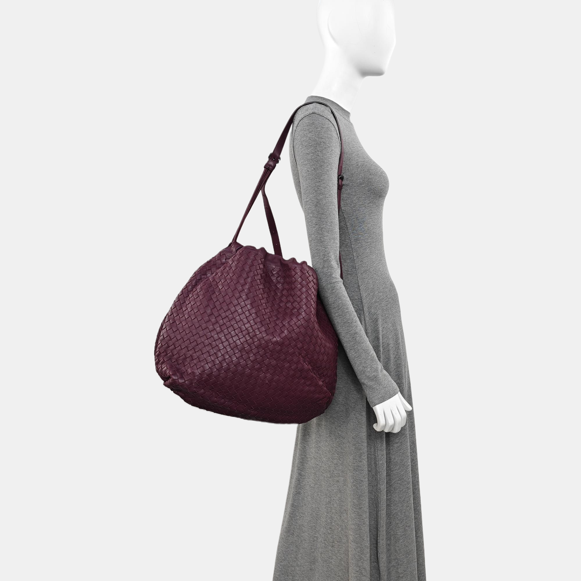 Calfskin Shoulder Bag Purple