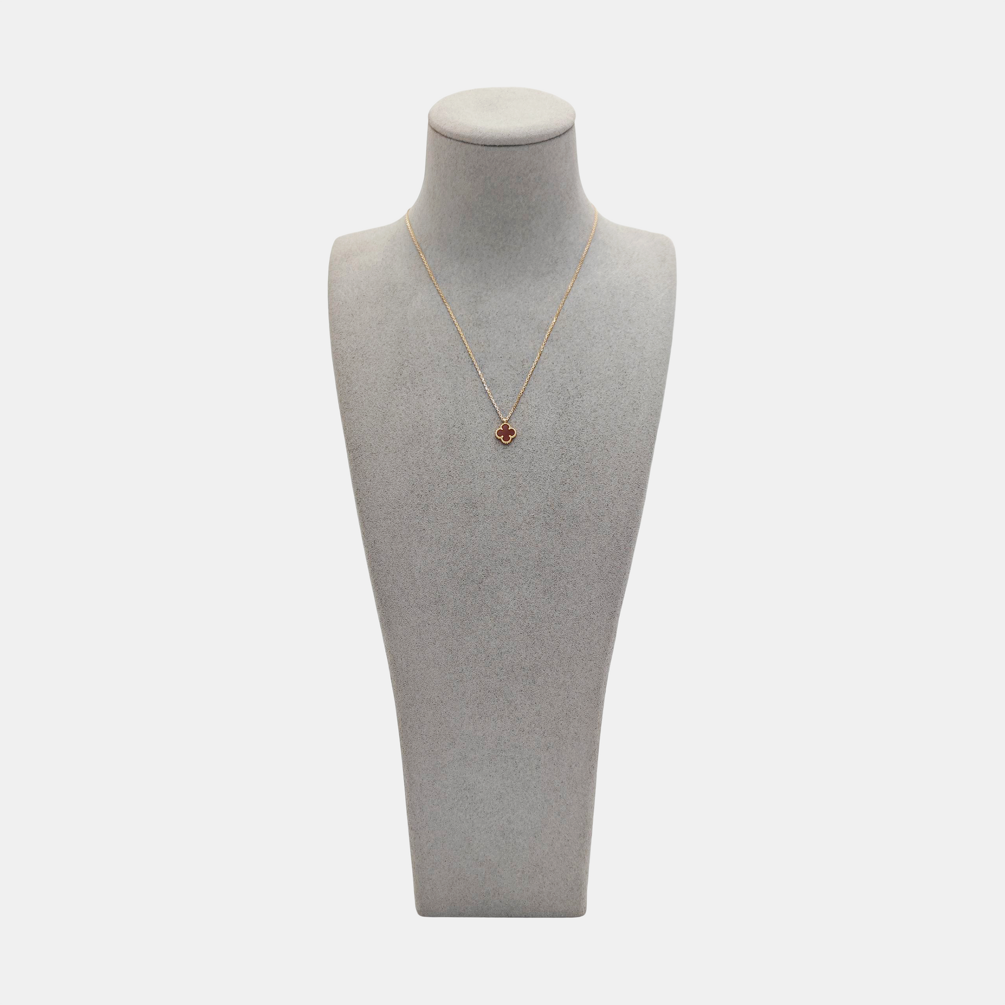 Sweet Alhambra 18k Rose Gold Necklace