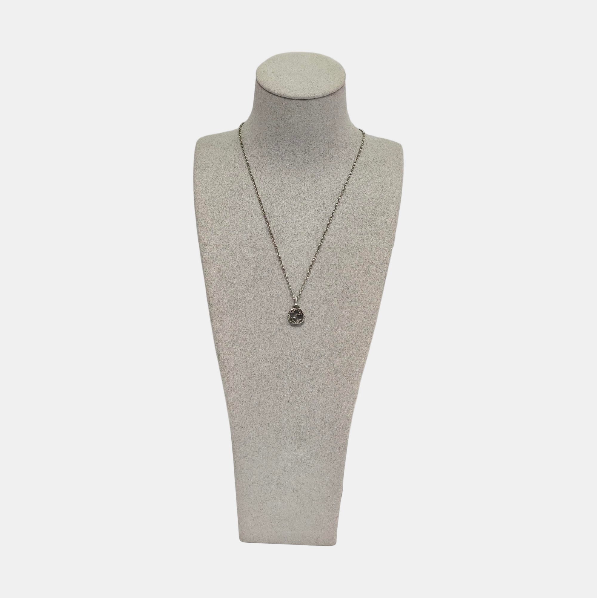 Interlocking G 925 Sterling Silver Necklace