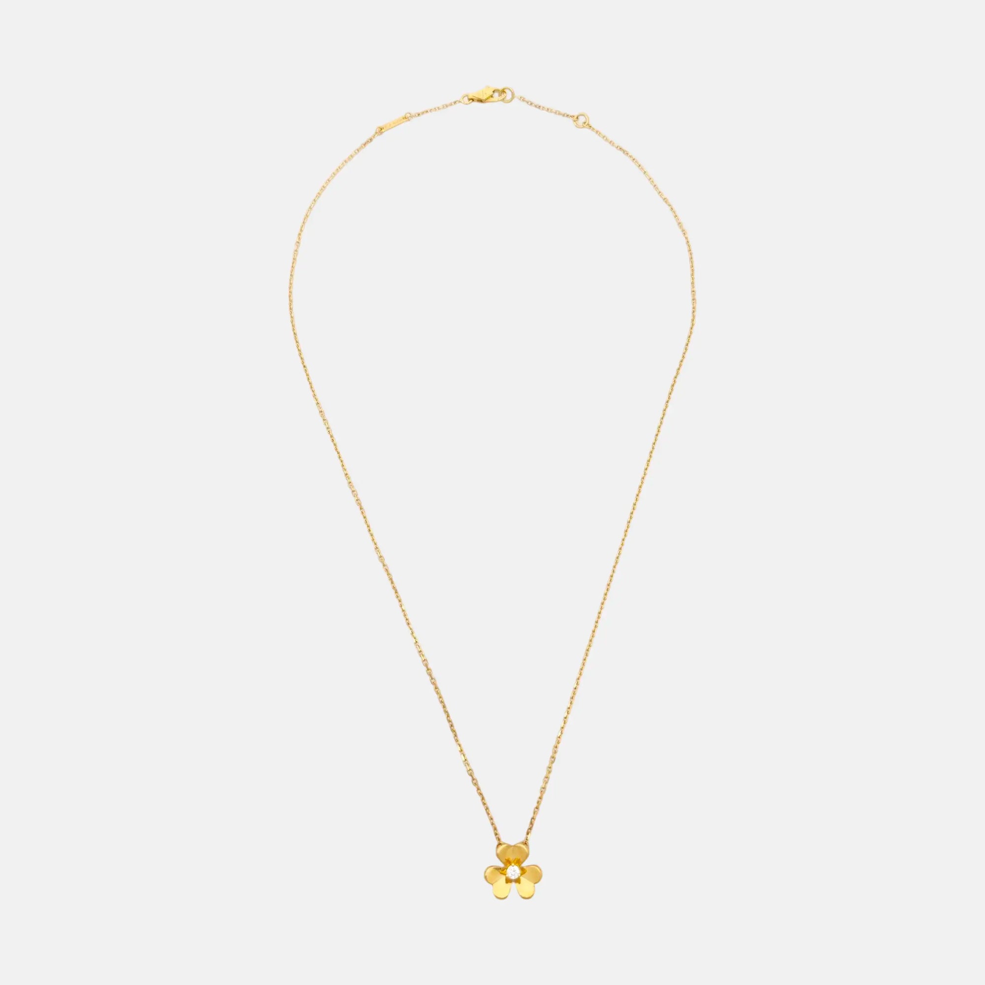 Frivole 18k Gold Rose Gold Necklace