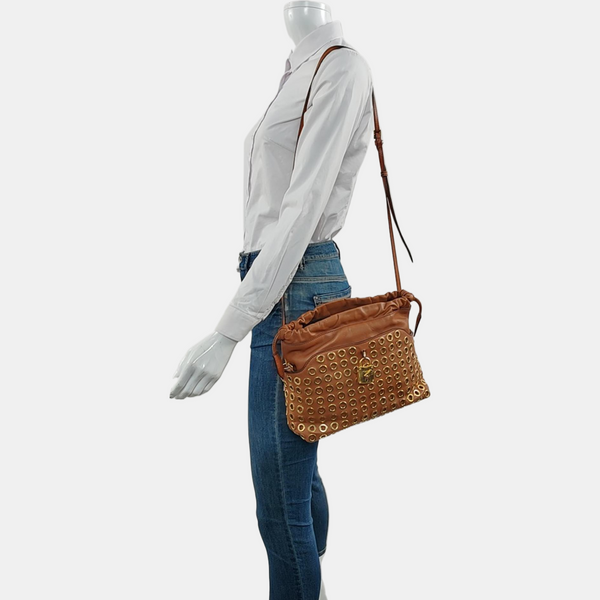 Crush Calfskin Brown