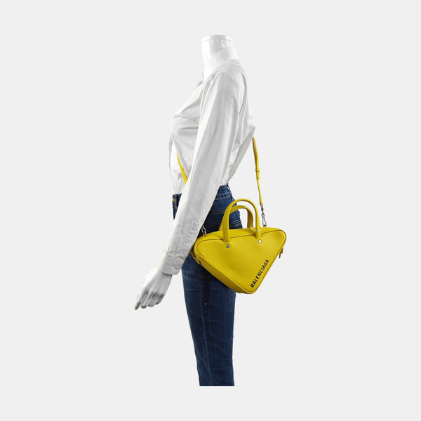 Triangle Calfskin Yellow