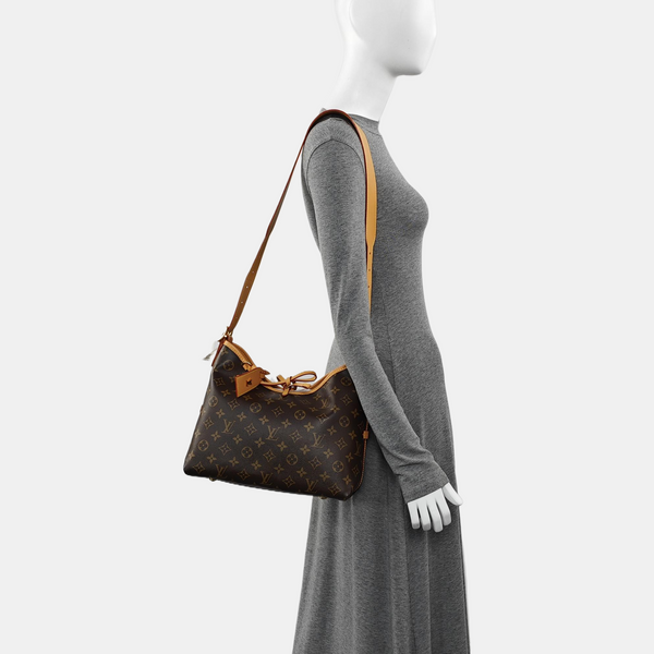 CARRYALL PM Monogram Coated Canvas Brown
