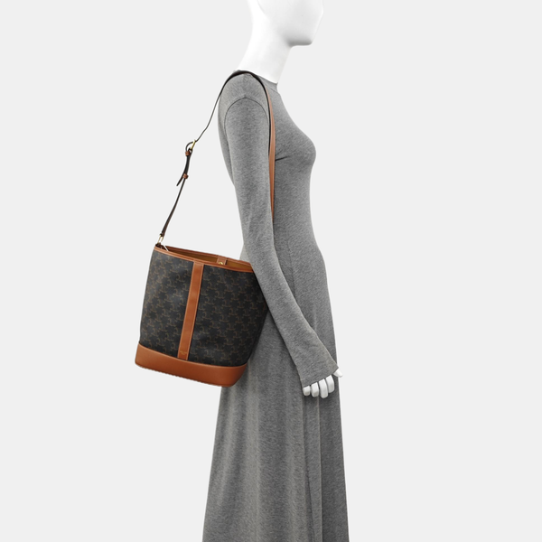 TRIOMPHE CANVAS Medium Coated Canvas Brown