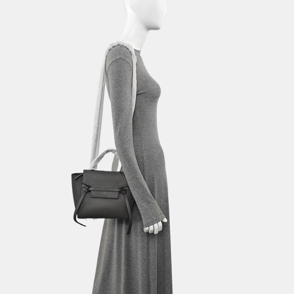 BELT Nano Calfskin Gray
