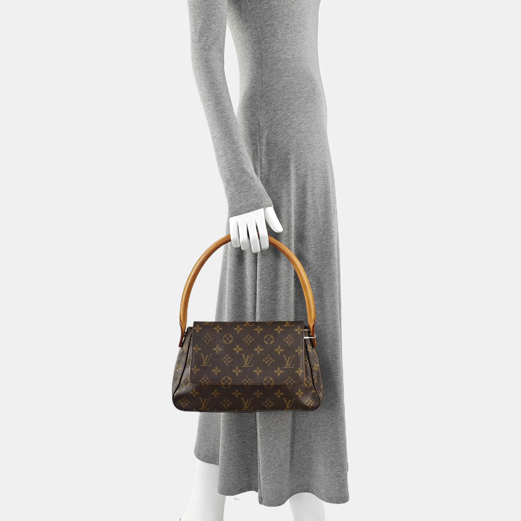 LOOPING PM Monogram Coated Canvas Brown