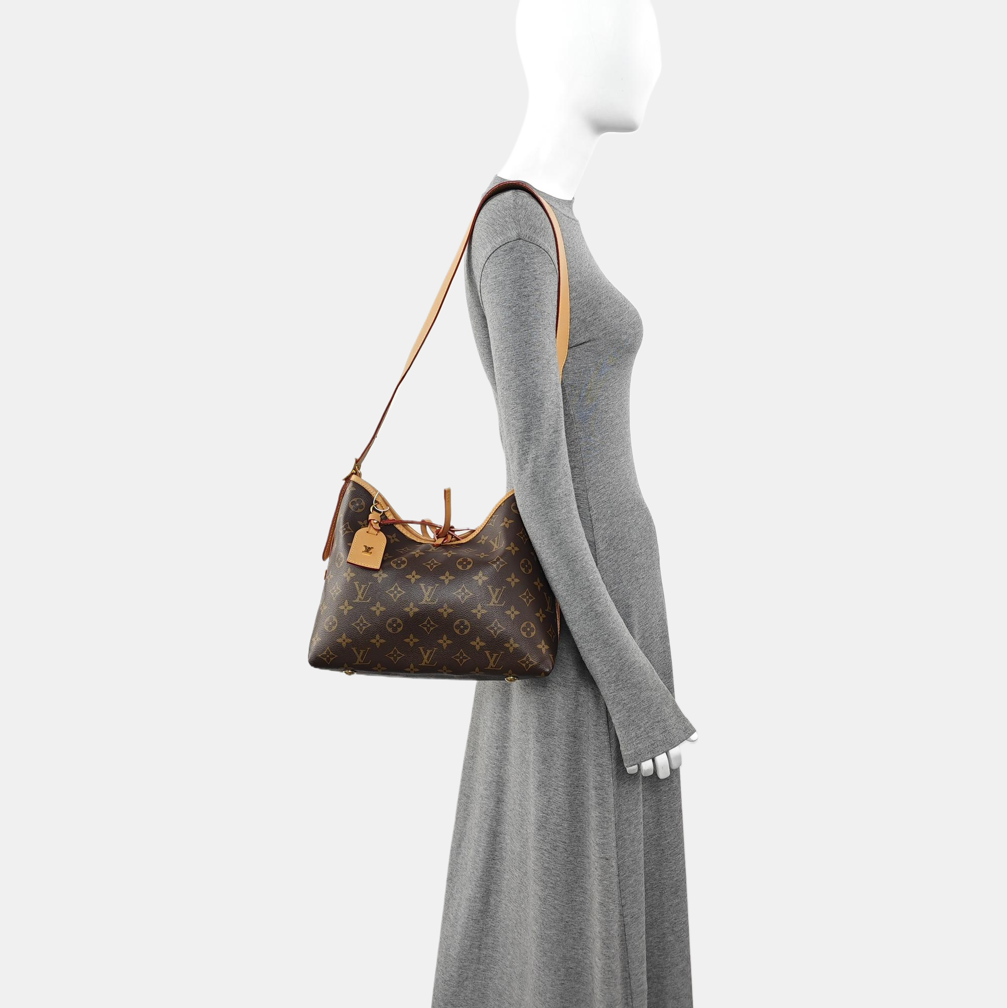 CARRYALL PM Monogram Coated Canvas Brown
