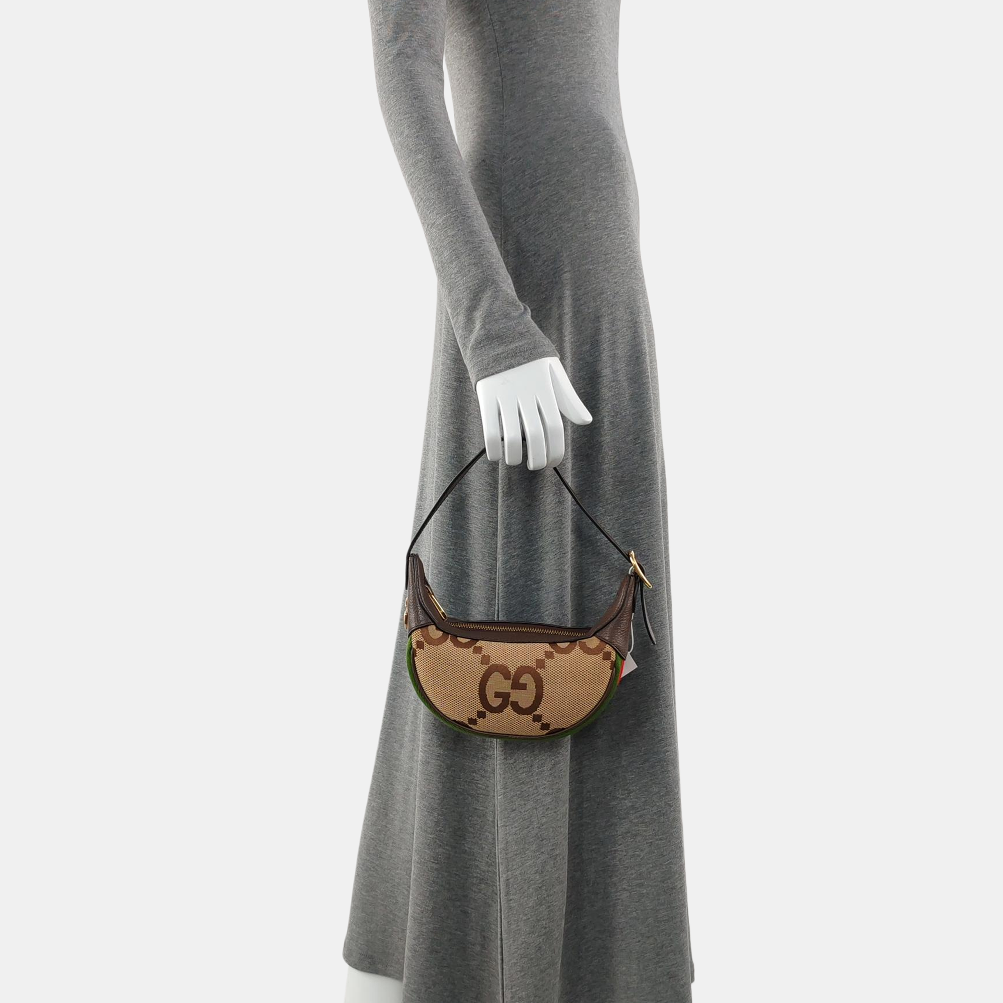 Ophidia Mini Monogram Canvas Beige