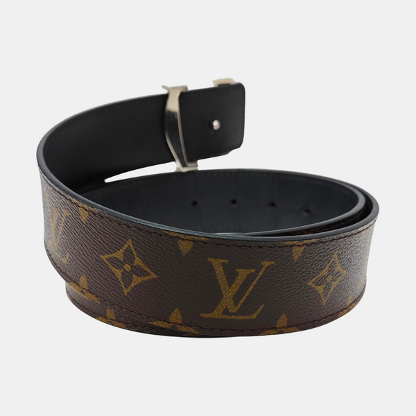 Coated Canvas Belt Brown