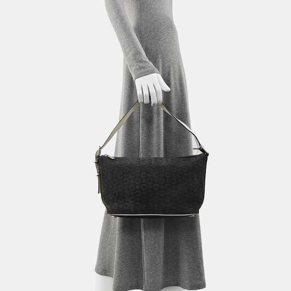 Suede Tote Bag Blue