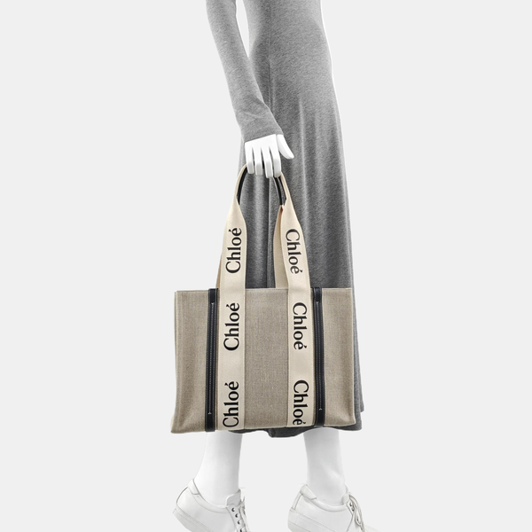 Woody Medium Canvas Beige