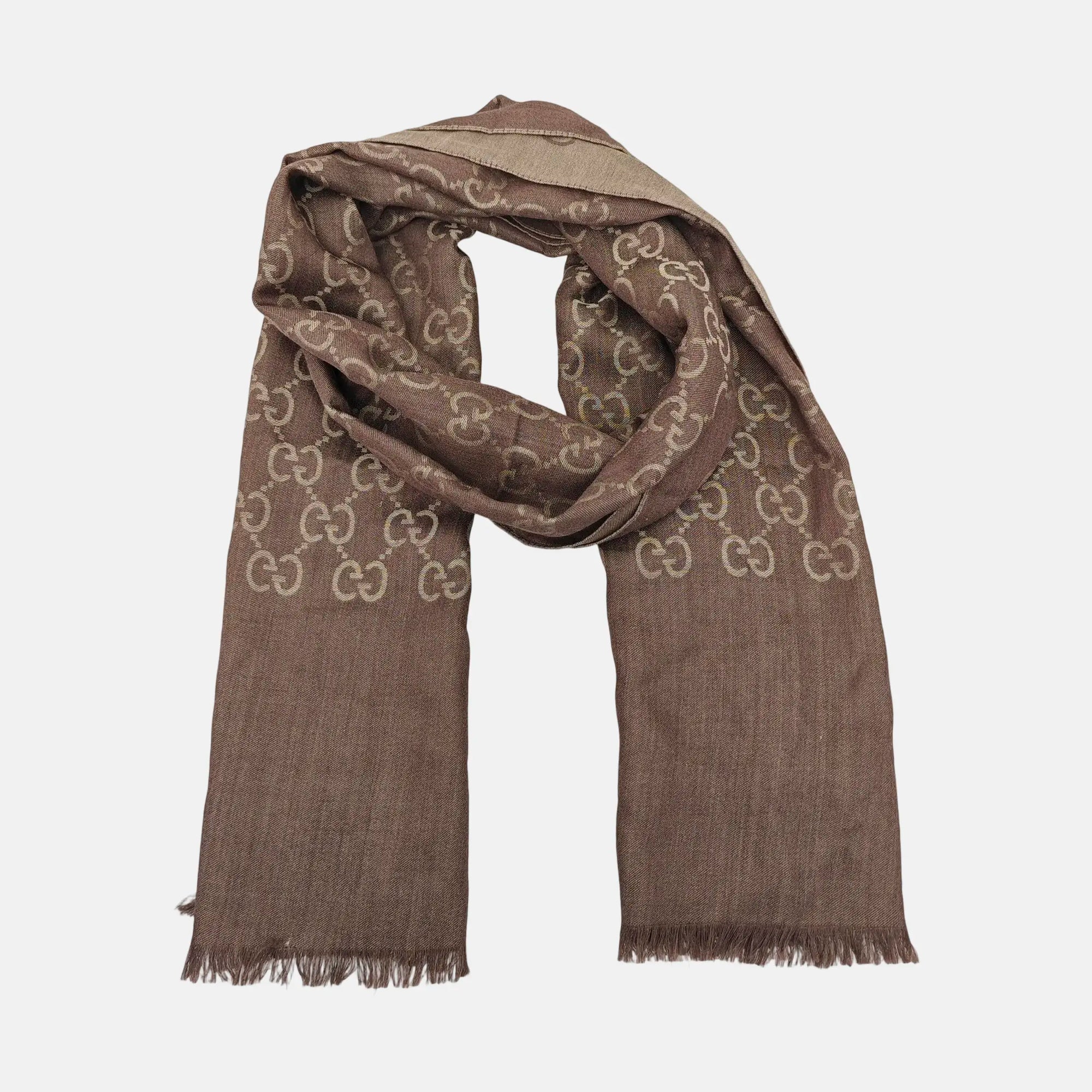 Wool Scarf Brown