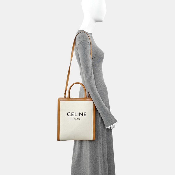 CABAS CELINE Small Canvas White