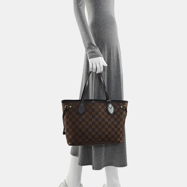 NEVERFULL PM Damier Ebene Coated Canvas Brown
