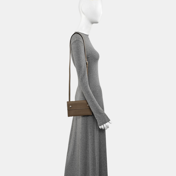 Epsom Shoulder Bag 18 Gray