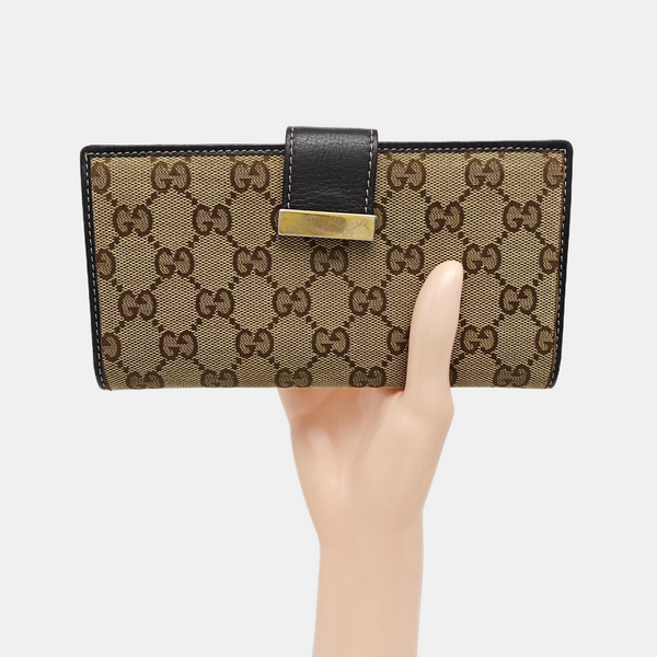 Monogram Canvas Wallet Brown