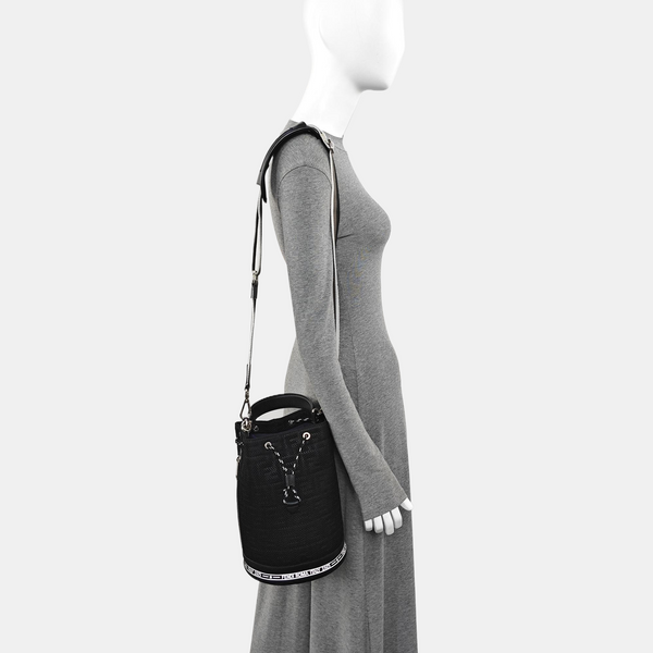 Fabric Bucket Bag Black