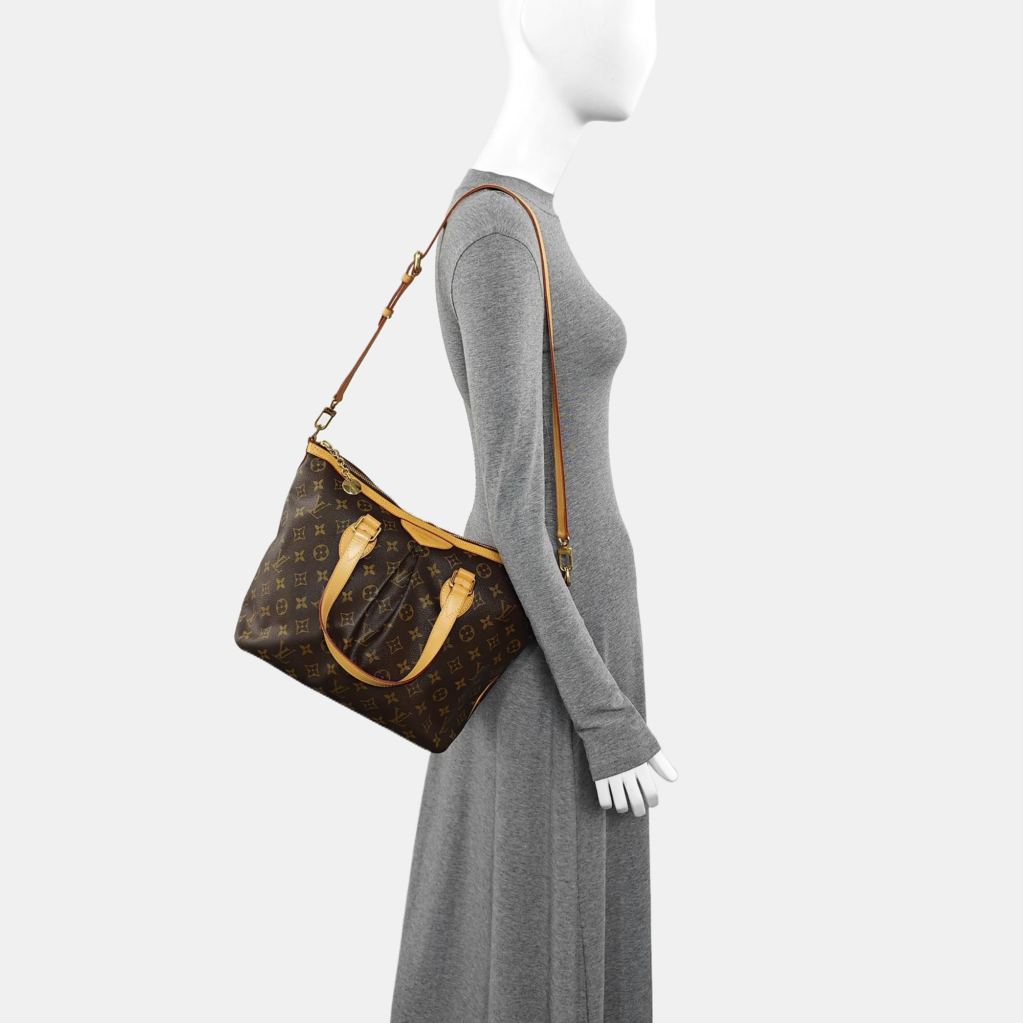 PALERMO PM Monogram Coated Canvas Brown