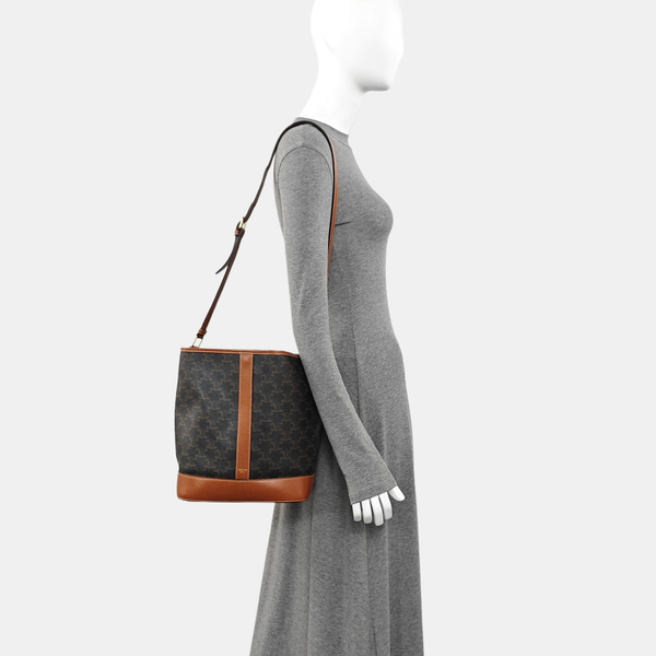 TRIOMPHE CANVAS Medium Coated Canvas Brown
