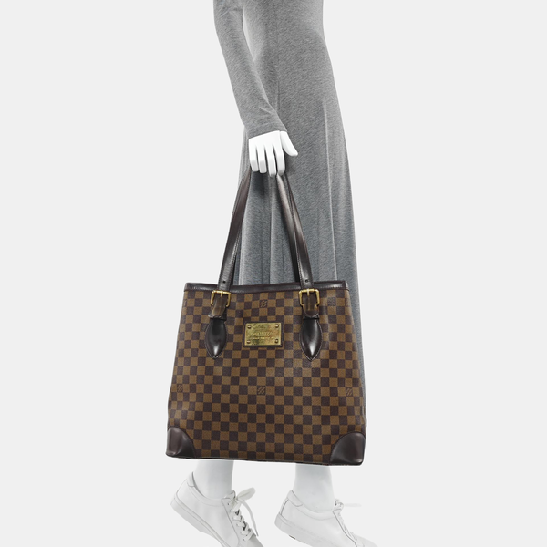 HAMPSTEAD GM Damier Ebene Coated Canvas Brown