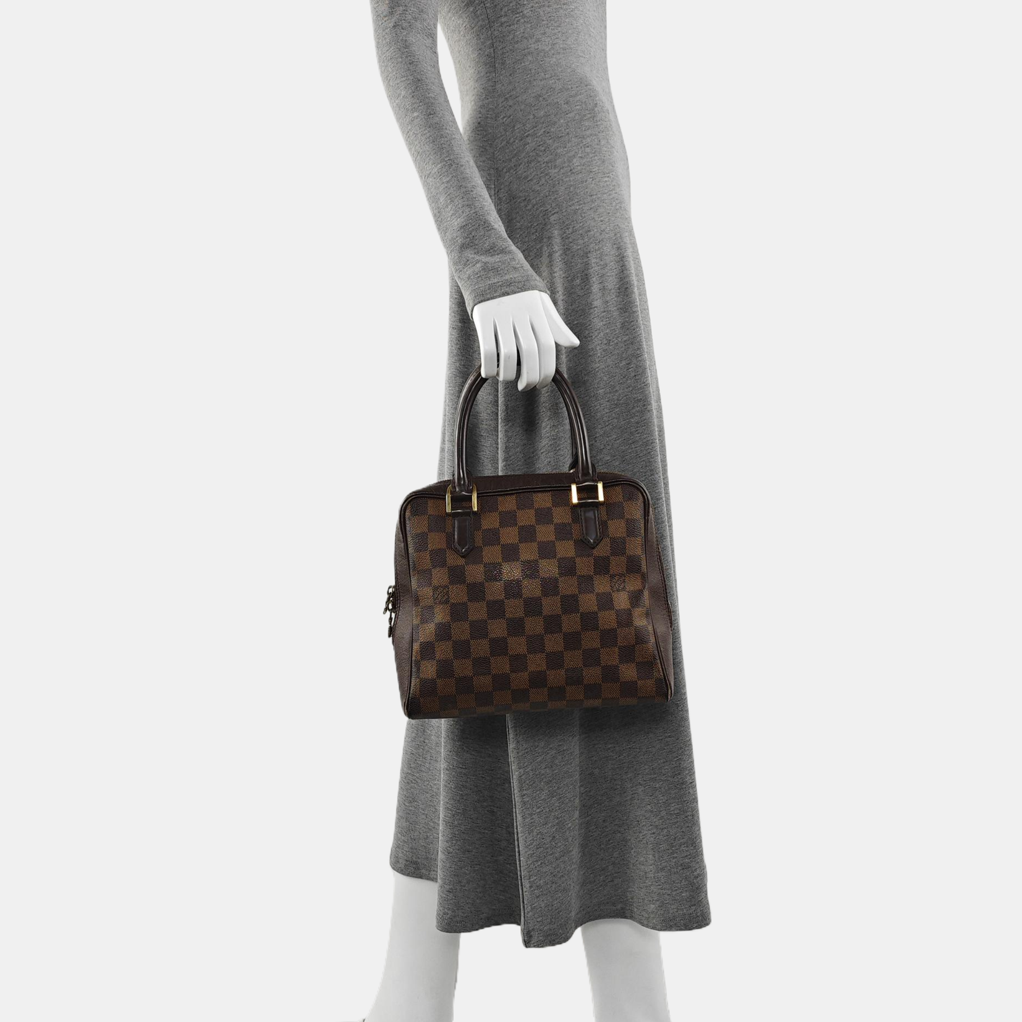 BRERA Damier Ebene Coated Canvas Brown