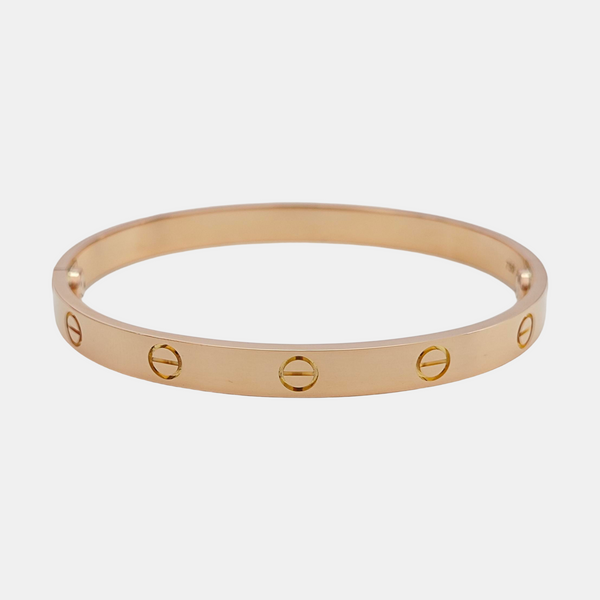 LOVE 18k Rose Gold Bangle