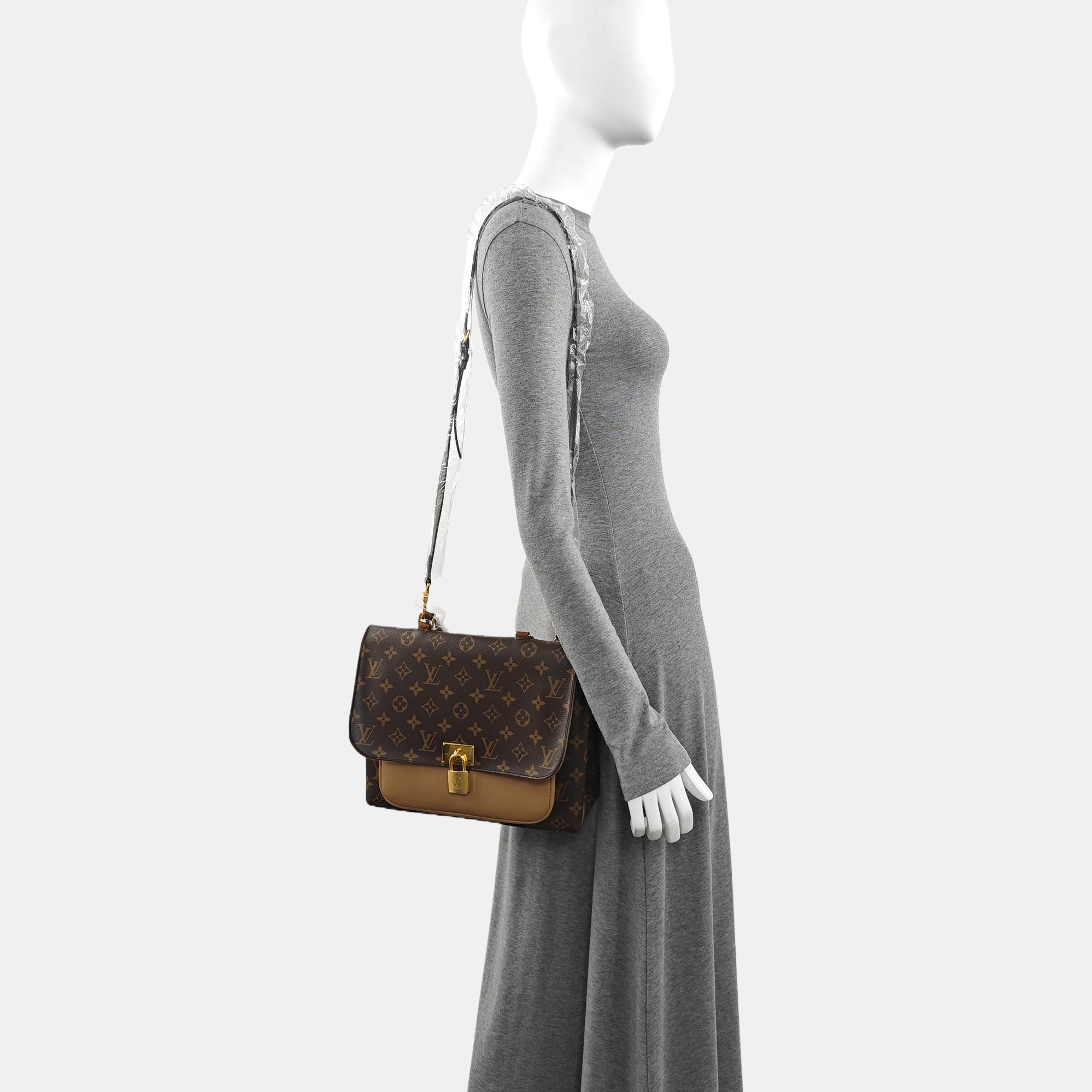 MARIGNAN Monogram Coated Canvas Brown