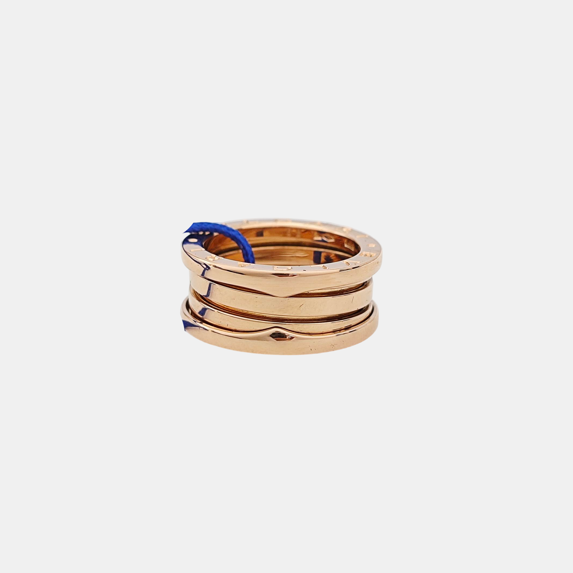 B.ZERO1 18k Rose Gold Ring EU 52