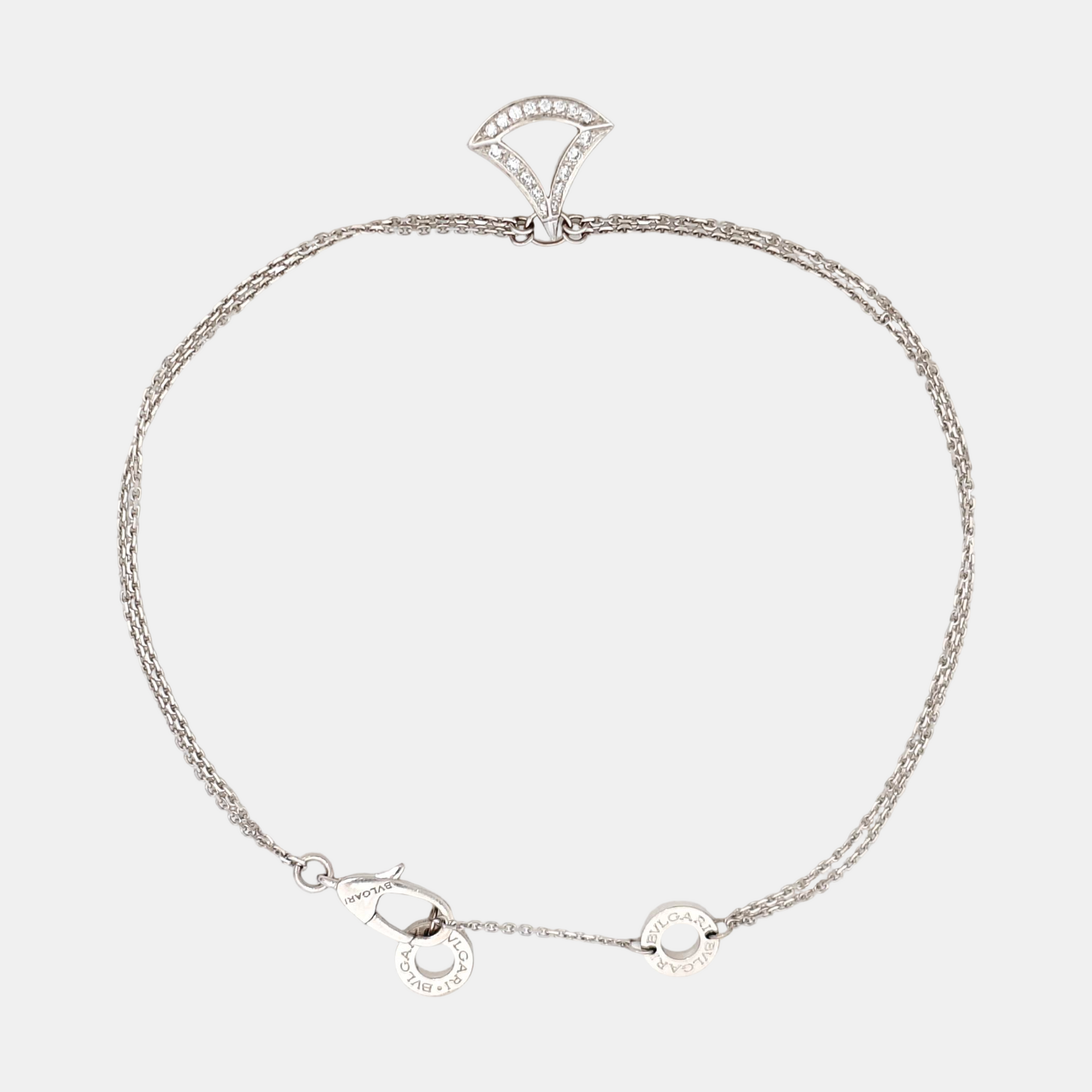 DIVAS' DREAM 18k White Gold Silver Bracelet