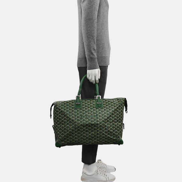 Bowling Coated Canvas Green