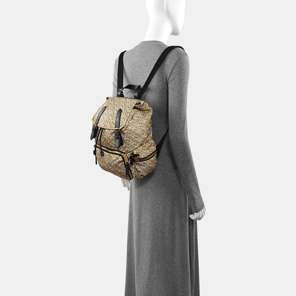 The Rucksack Medium Nylon Beige
